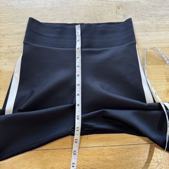 Ultracor Ultra High Silk Slash Ankle Leggings Compression Black Sexy $185 Size M - Picture 9 of 12